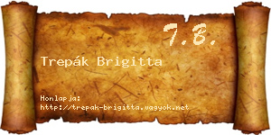 Trepák Brigitta névjegykártya
